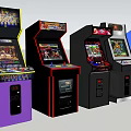 modern game machine king of fighters game machine 3d model