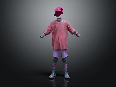 Modern Clothes Dirty Clothes Old Clothes Rags 3d model