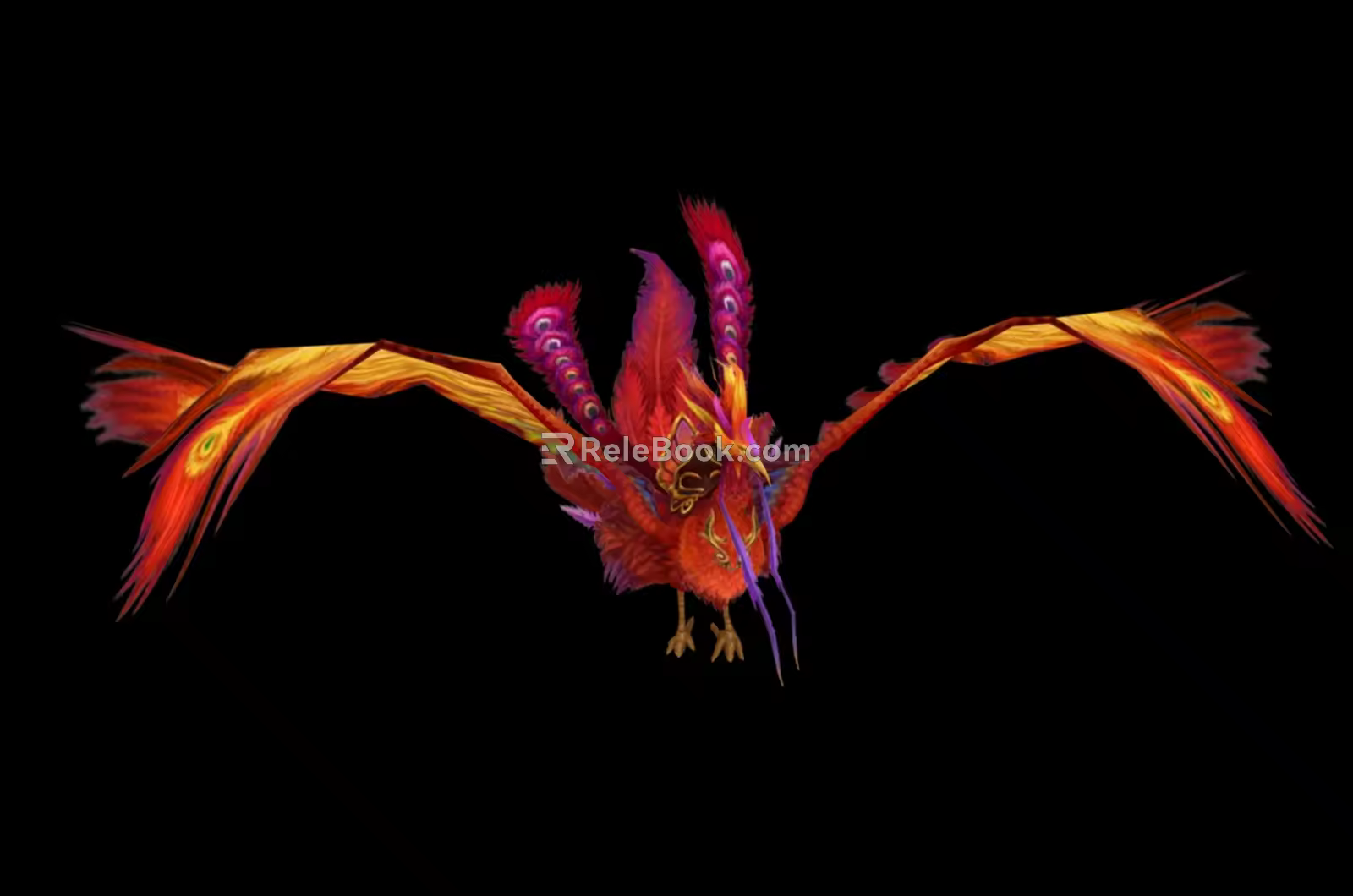 Modern Phoenix Animation 3d model