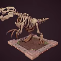 Modern Skeleton Dinosaur Skeleton Tyrannosaurus Rex Skeleton 3d model