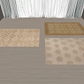 Modern Minotti Square Carpet 3d model