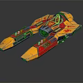 INDUSTRIAL LOFT FIGHTER SCI-FIGHTER SCI-FIGHTER SPACE FIGHTER SPACE FIGHTER 3d model