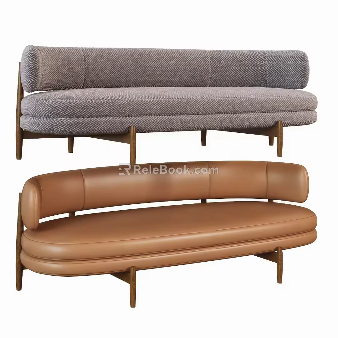 Modern Multiplayer Sofa 3d model