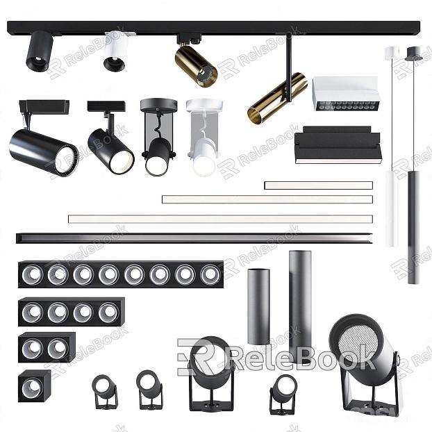 Modern lamp combination downlight spotlight combination model