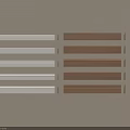 Wooden And White Decorative Lines In Various Styles For Wall Trim