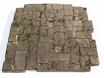 Modern Ground Stone Ground 3d model