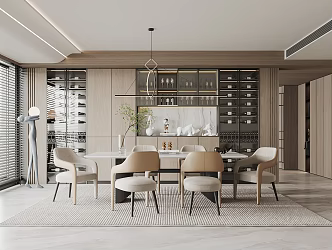 Modern Restaurant 3d model