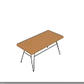 Modern Coffee Table With Glass Top Rattan Frame And Metal Legs