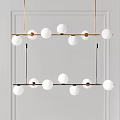 Modern chandelier 3d model