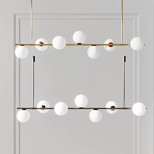 Modern chandelier 3d model
