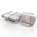 Industrial Metal Mechanical Components With Textured Surface And Bolted Panels