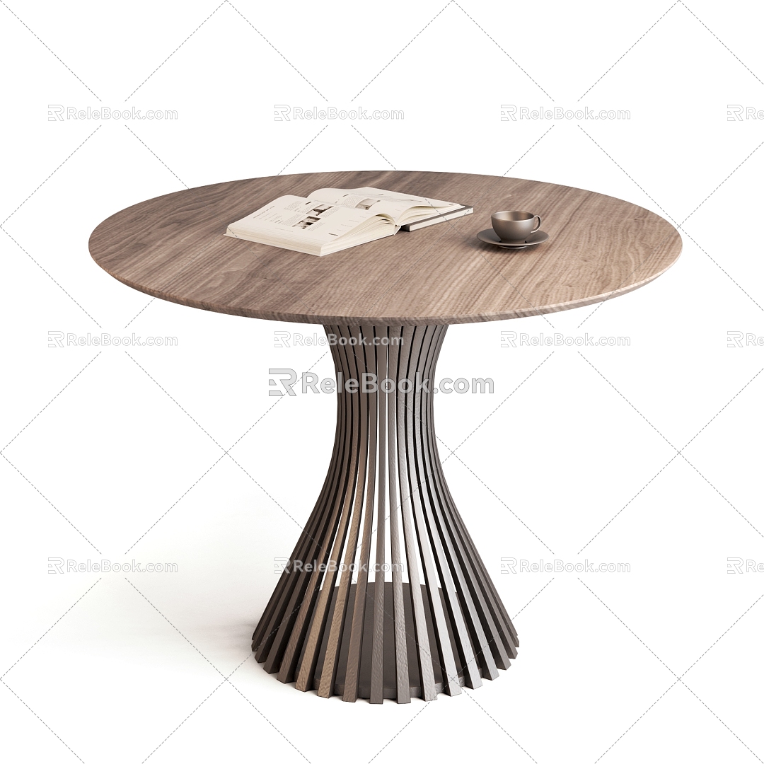 Negotiation table Round table 3d model