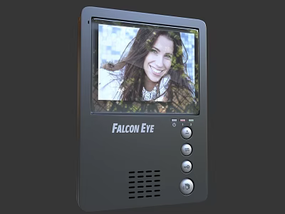 Falcon Eye Video Intercom Device With Screen Display And Control Buttons 3d model
