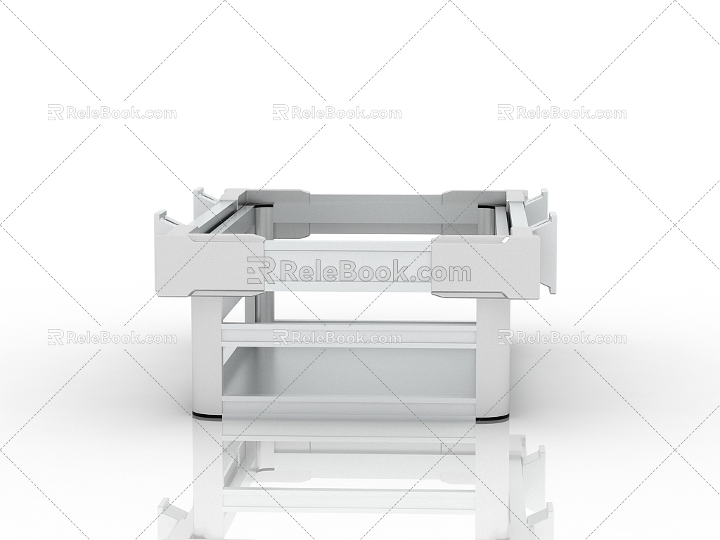 Modern Interior Storage Rack 3d model