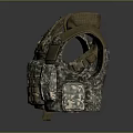 Tactical Vests With Camouflage Patterns And Brown Straps In Different Designs