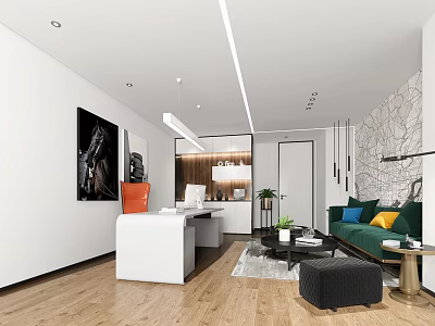 The Modern Office 3d model