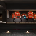Modern Billiard Room Interior Design With Pool Tables And Stylish Lighting Fixtures