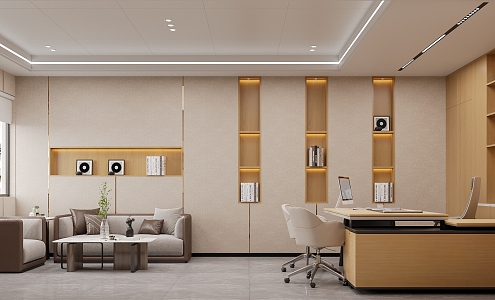 Office Manager Room 3d model