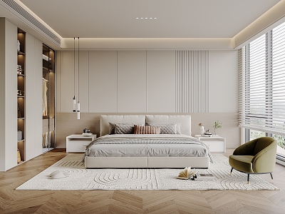 Modern Bedroom 3d model