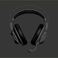 Over Ear Computer Headset With Microphone Comfortable Ear Cushions For Gaming And Office Use 3d model