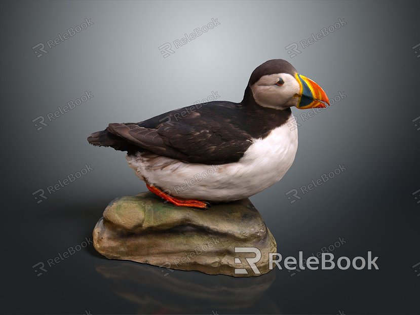 Modern Sculpture Wood Duck Wood Carving Duck Wood Carving Duck Mandarin Duck Carving model