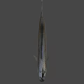 Game Movie Character Silver Fish With Realistic Design And Large Eyes