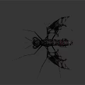 Mechanical Mosquito With Intricate Metal Wings And Detailed Structure Design