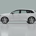 White SUV Car With Modern Exterior Design Sleek Body And Alloy Wheels