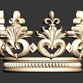 Exquisite Golden Crown Jewelry With Intricate Ornate Design And Shiny Details