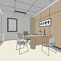 Modern consulting room 3d model