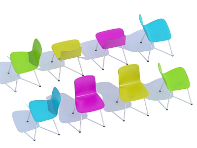 Modern leisure chair fashion chair 3d model Modern leisure chair fashion chair 3d model