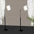 Floor lamp combination 3d model