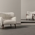Single sofa 3d model