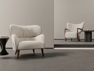 Single sofa 3d model