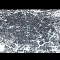 Aerial Urban Planning View With Detailed Street Network And District Layouts