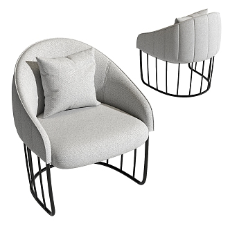 modern leisure chair 3d model