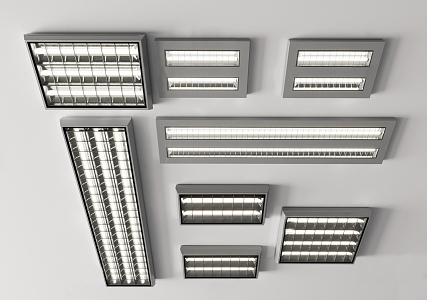 Grille lamp SU model 3d model