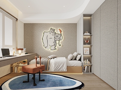 Modern Children's Room Boys Room model