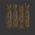 Rustic Wooden Pallet Furniture With Natural Brown Slats For Home Decor Use