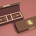 Traditional Open Gift Box With Small Packages And Chinese Character Fu