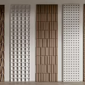 Modern Wall Panel Designs With Wooden Textures Geometric Patterns And Perforated Details