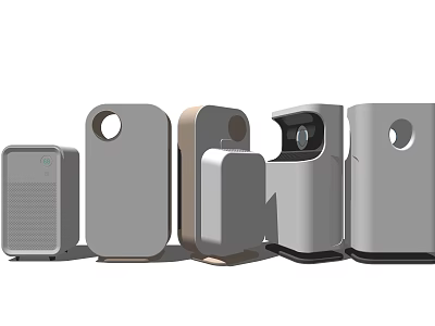 Modern Daily Household Appliances With Sleek Design And Various Styles 3d model