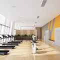 Modern Gym 3d model