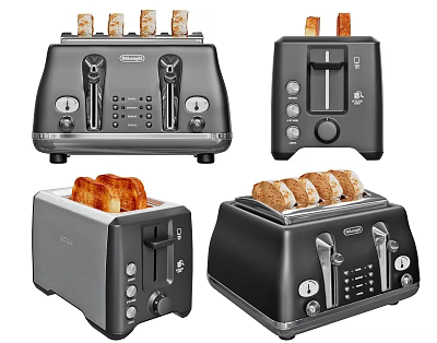 Modern bread machine 3d model Modern bread machine 3d model