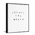Paper Letters Forming Travel The World On White Background