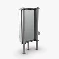 Stainless Steel Industrial Control Cabinet With Lockable Door And Support Legs