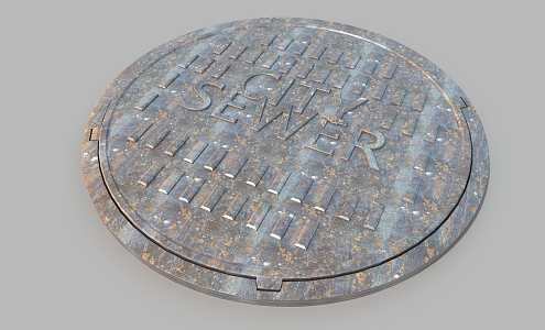 Sewer cover water well cover 3d model