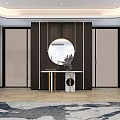 Hotel Public Lounge With Comfortable Sofas Floor to Ceiling Windows City View and Area Rug