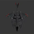 Modern Fighter Science Fiction Fighter 3d model