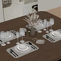Tableware 3d model